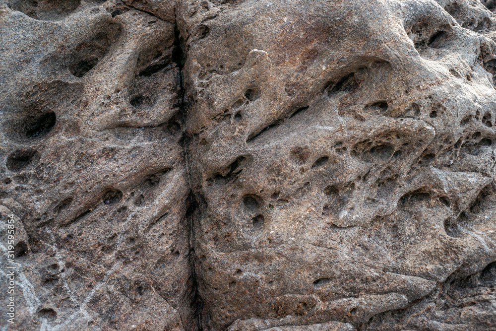 Rock Surfaces on Sindo Island in Incheon Rock Surfaces on Sindo Island in Incheon