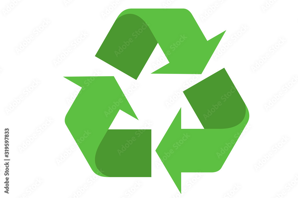 recycle green symbol - obrazy, fototapety, plakaty 