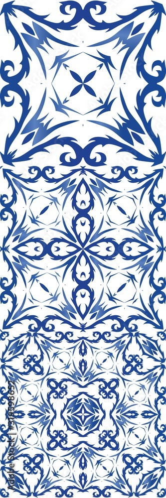 Portuguese ornamental azulejo ceramic. Portuguese ornamental azulejo ceramic.