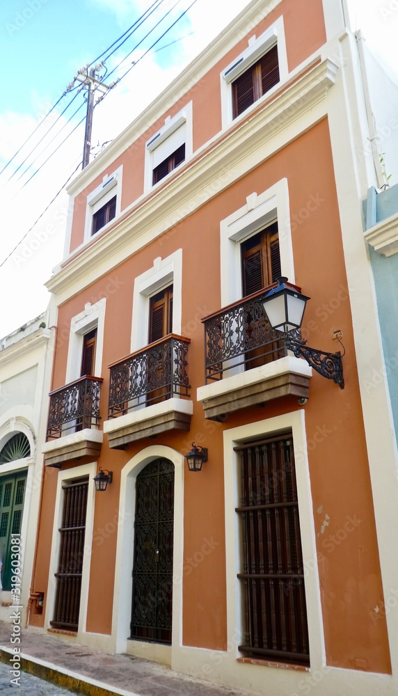 Beautiful Ironwork on the Balconies in Old San Juan Puerto Rico