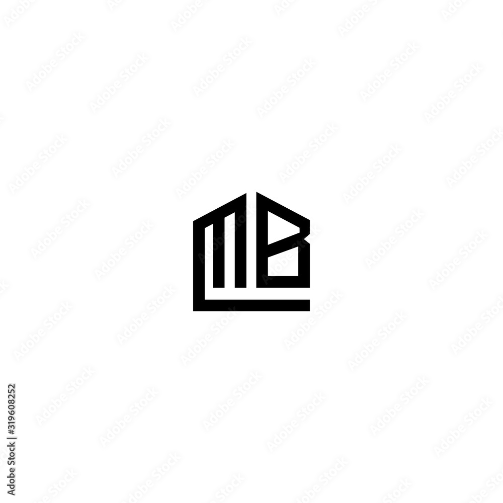 MB M B Letter Logo Design Template MB M B Letter Logo Design Template