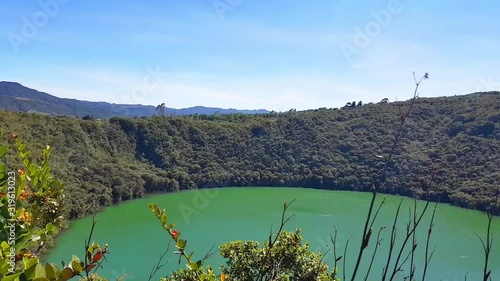 Wallpaper Mural lagoon or lake of guatavita in Colombia, source of the el dorado legend Torontodigital.ca