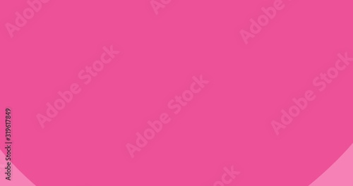 Transition  heart pink on background.