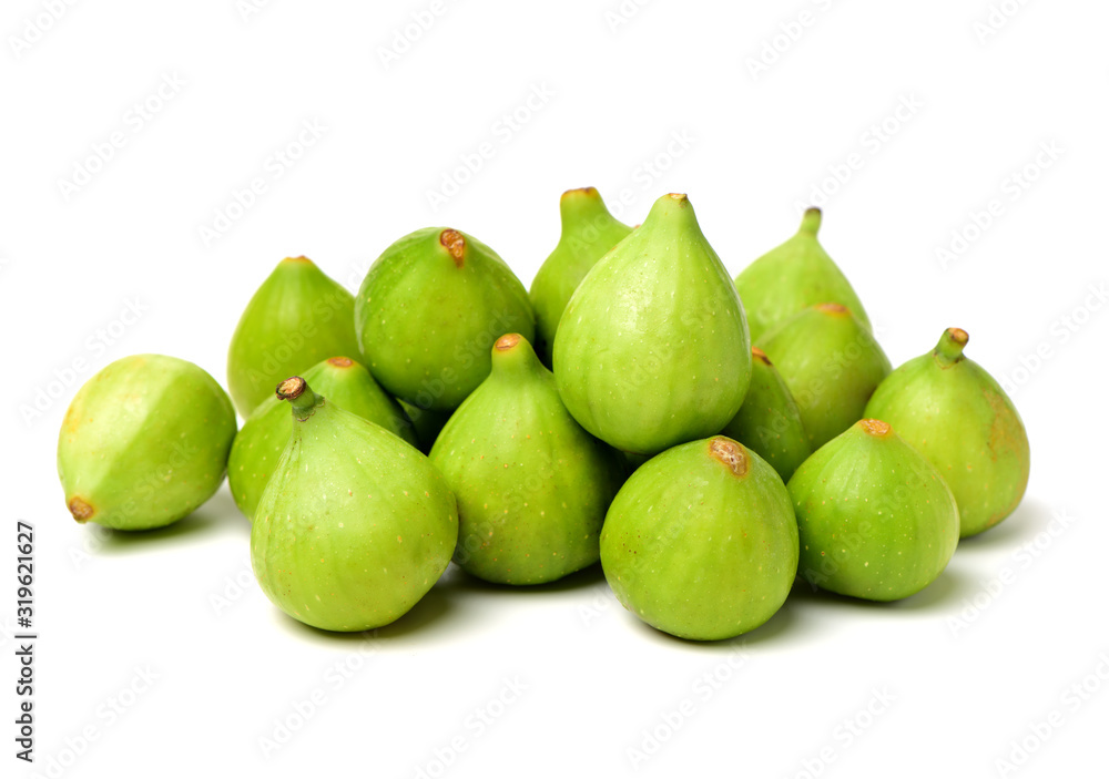 Ripe figs on a white background Ripe figs on a white background