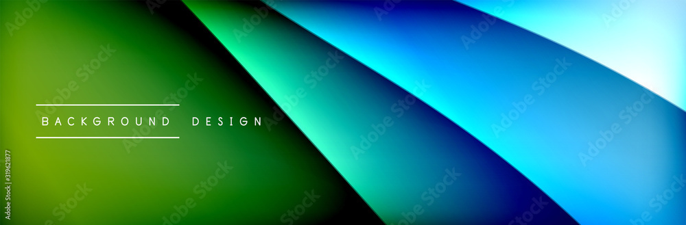 Flowing waves with 3d shadow effects and fluid gradients. Dynamic trendy abstract background. Vector Illustration Flowing waves with 3d shadow effects and fluid gradients. Dynamic trendy abstract background. Vector Illustration