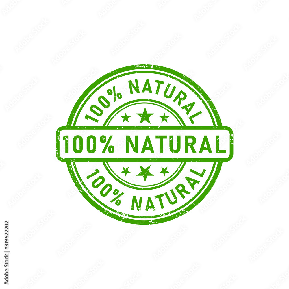 100% natural, 100% natural logo