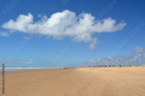 the brazilian beach Orla de Atalaia in the capital,Aracaju,Sergipe , Brazil © Alena