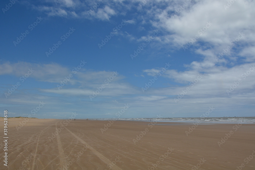 the brazilian beach Orla de Atalaia in the capital,Aracaju,Sergipe , Brazil