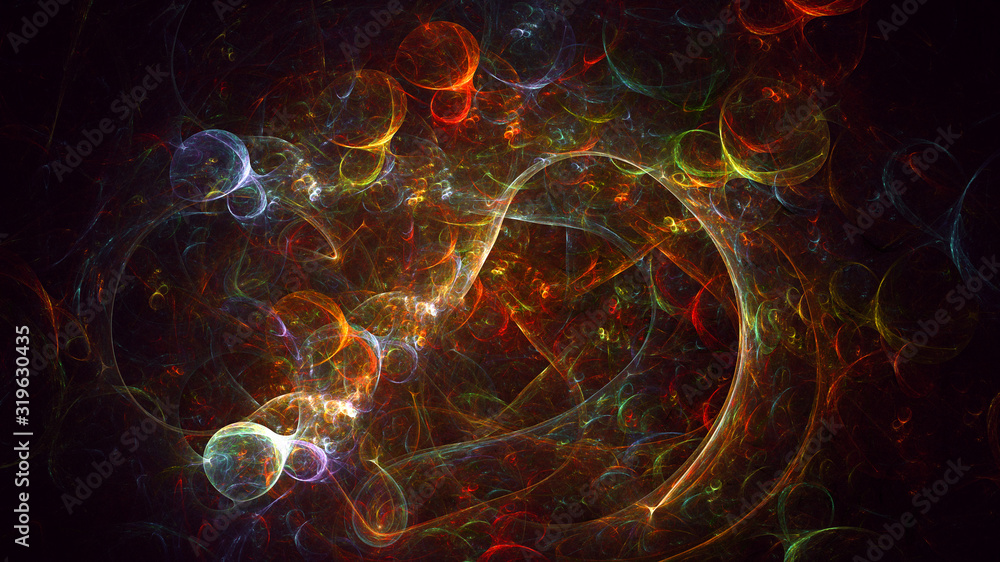 Fractal 3D rendering abstract gold bright background Fractal 3D rendering abstract gold bright background