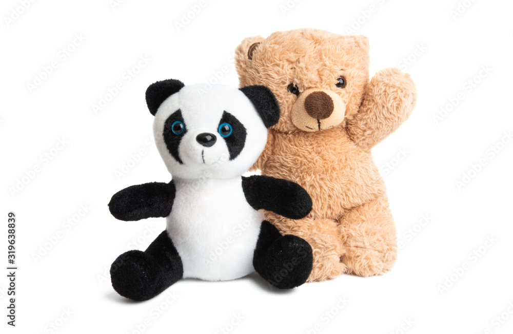 soft panda bear isolated soft panda bear isolated