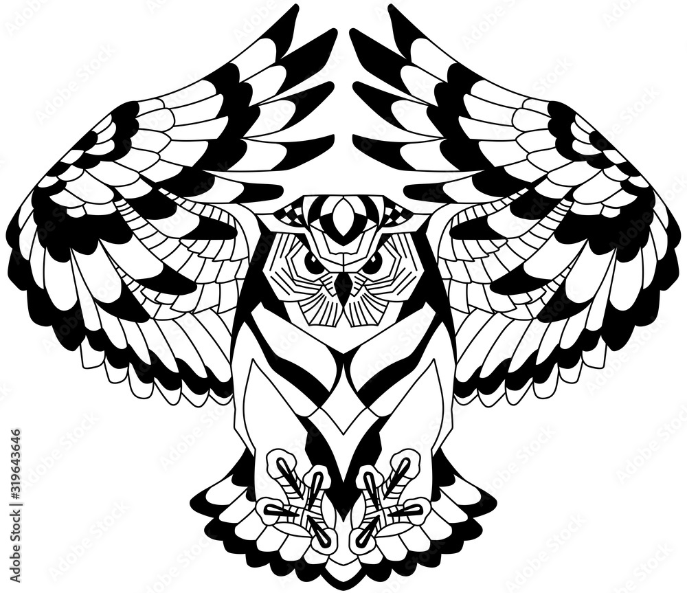 Free Owl Outline, Download Free Owl Outline png images, Free ClipArts on  Clipart Library