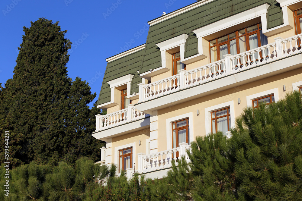 Obraz premium house on the seashore