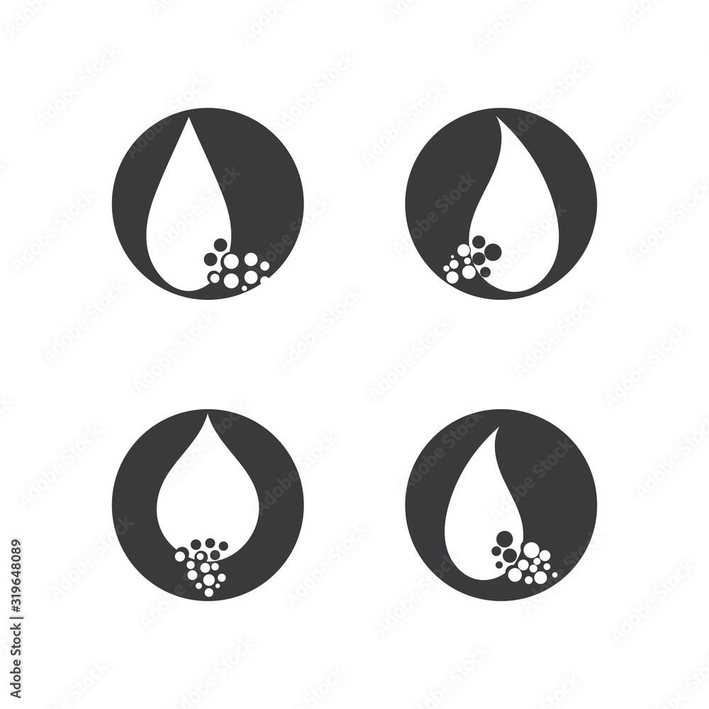 Water drop Logo Template vector illustration design Water drop Logo Template vector illustration design