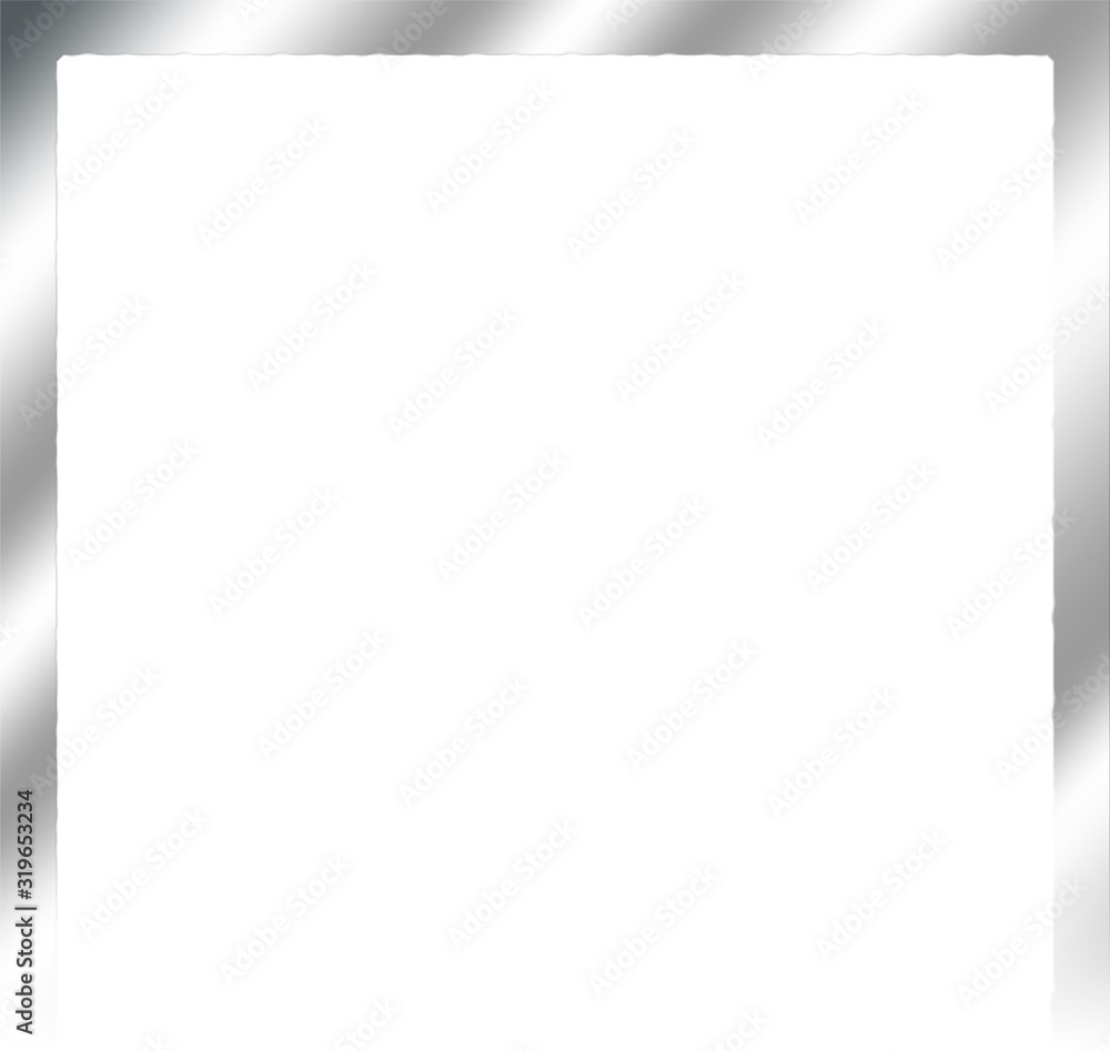 金属っぽい 銀色の豪華なフレーム 枠 シンプルで奇麗 美しい なので 写真のフレームに最適 Stock Illustration Adobe Stock