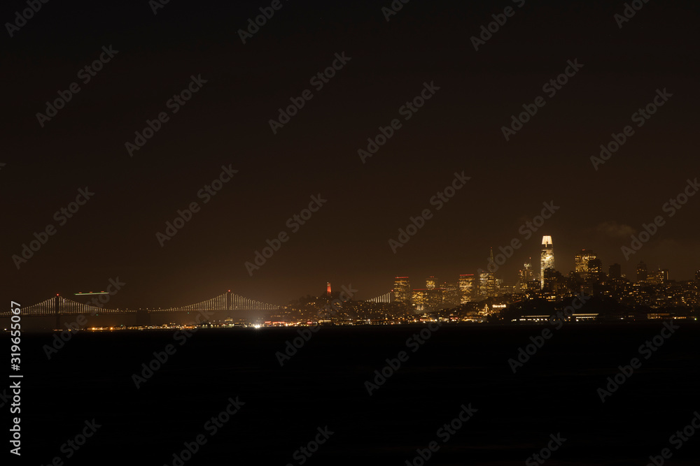 San Francisco City At Night
