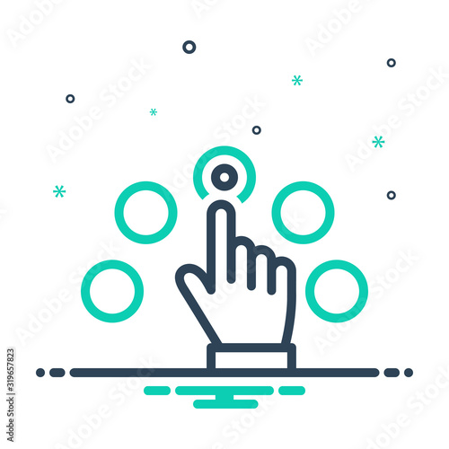 mix icon for per click pay