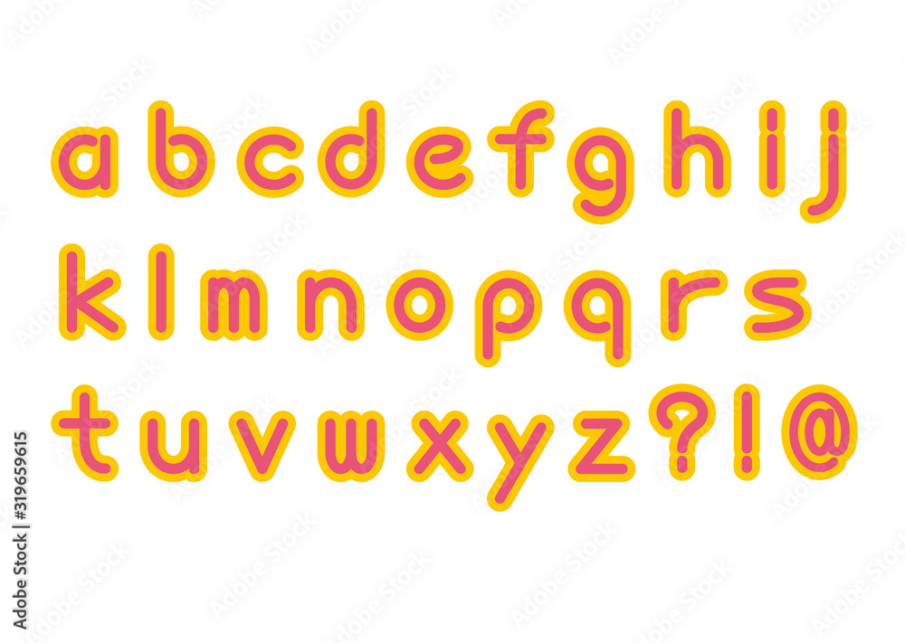 フォント アルファベット小文字 フォント アルファベット小文字