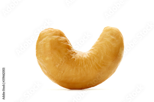 Cashew nut isolated on white background,
