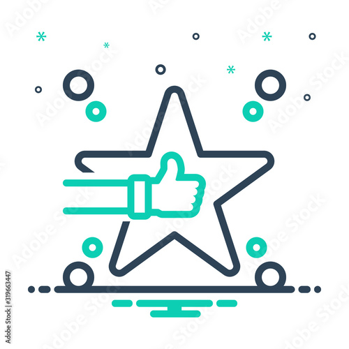 mix icon for best excellent