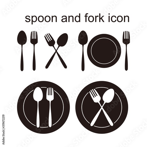 spoon and fork icon
