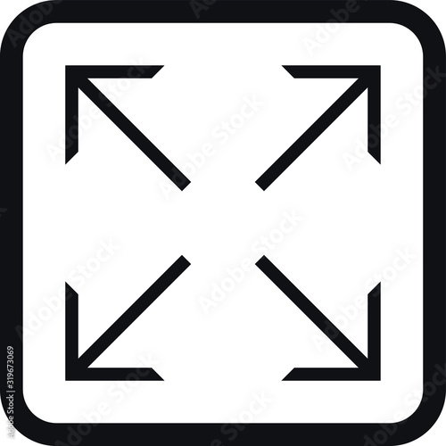 large capacity icon, expand icon