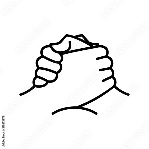 Handshake vector icon.