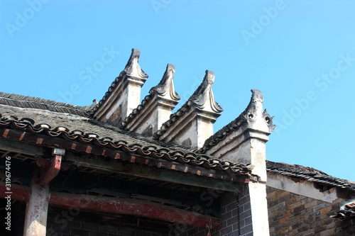 flying roof of Chinese traditional house