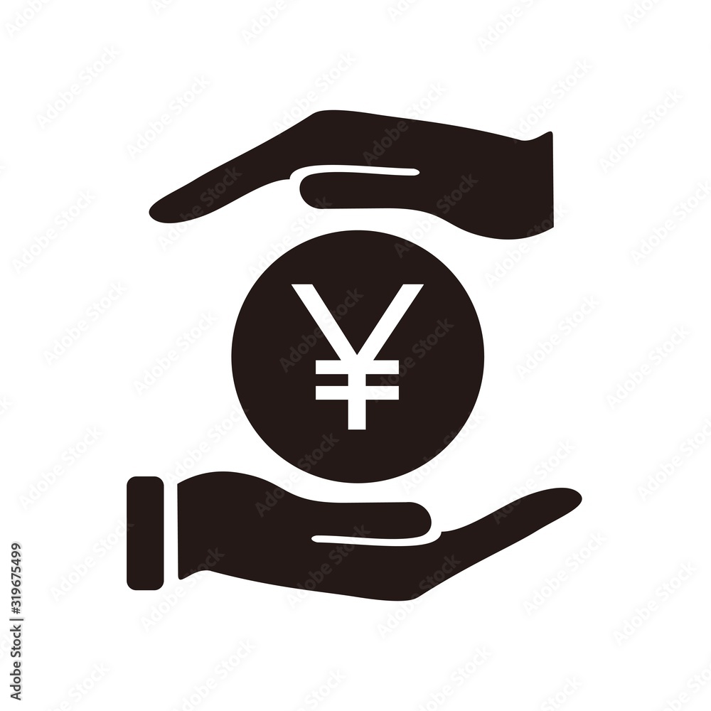 Obraz premium Yen Sign Icon, Yen vector.