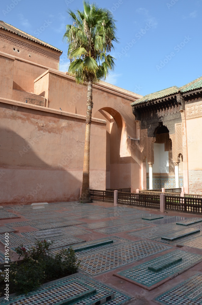 Obraz premium tombeaux Saadiens de Marrakech