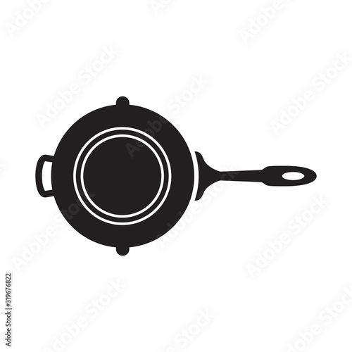 frying pan icon vector illustration