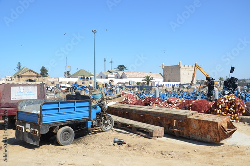 port d'Essaouira au Maroc 