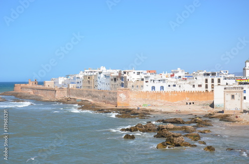 Fototapeta Naklejka Na Ścianę i Meble -  Médina fortifiée d'Essaouira remparts portugais