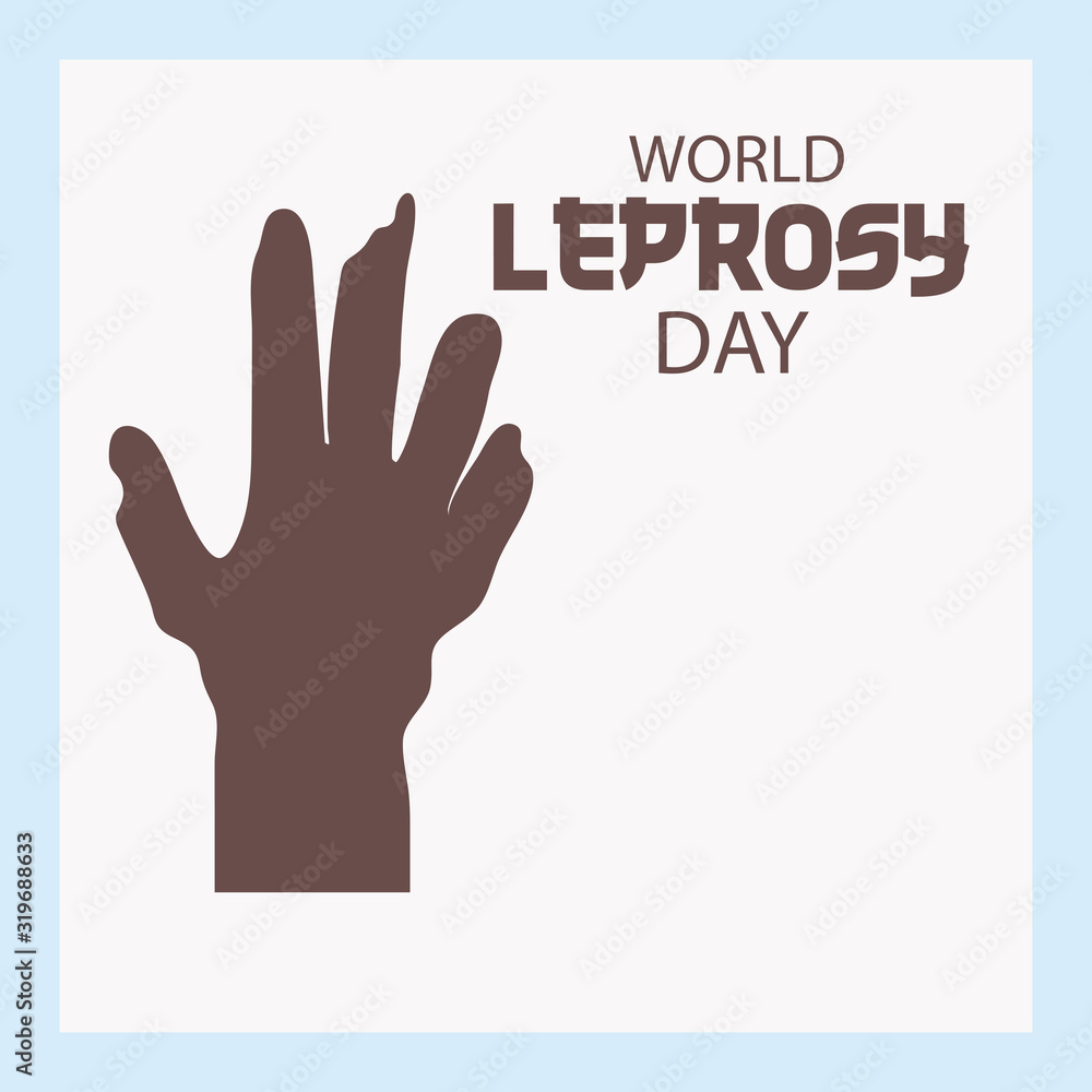 Vector illustration of a Background for World Leprosy Day. Vector illustration of a Background for World Leprosy Day.