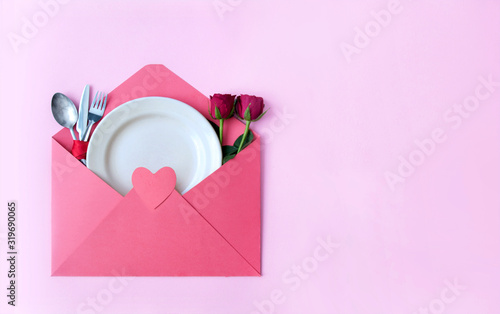 Valentines day meal concept