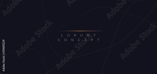 Luxury abstract golden scribble lines. Vector EPS background premium style for poster, book design, brochure, flyer, website, advertising etc.