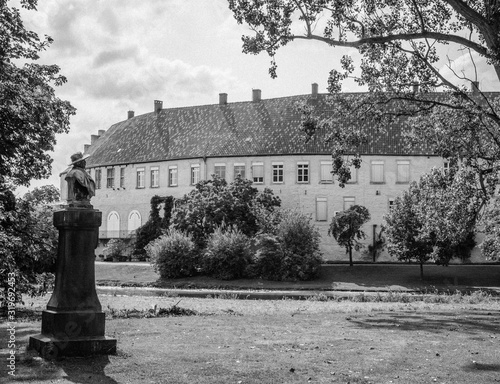 view of the castle in steinfurt germany photo