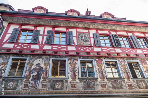 houses with decorated facades in Stein am Rhein
