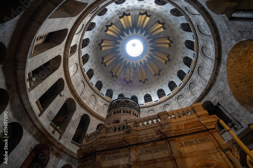 Basilica of the Holy Sepulcher in Jerusalem. Israel