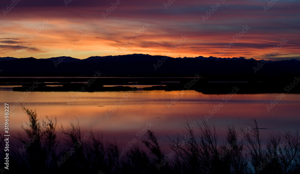 Coucher de soleil en Occitanie