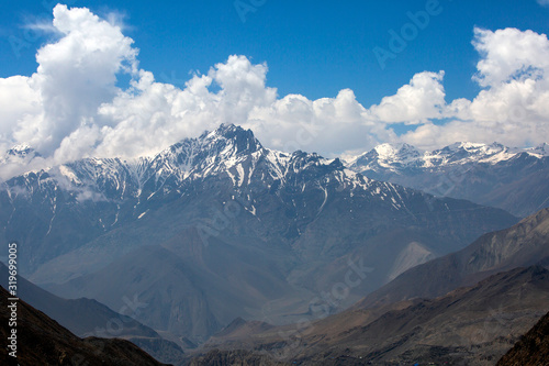 Beautiful landscape. Mountains of Nepal. Himalayas