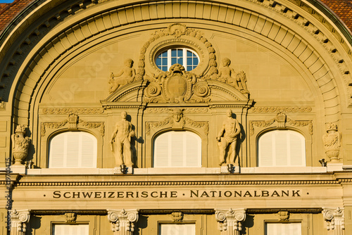 the Swiss National Bank (SNB) which is responsible for monetary policy in the country in Bern, Switzerland photo