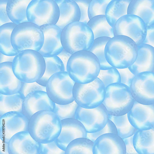 Festive stylish abstract background for the holidays of blue balls. eps 10