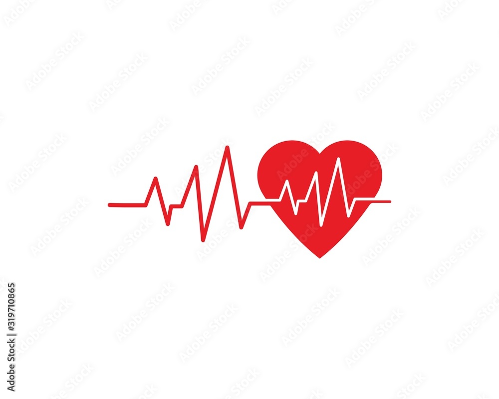 heartbeat icon vector illustration design heartbeat icon vector illustration design