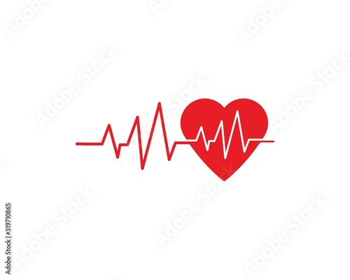 heartbeat icon vector illustration design