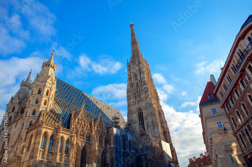 Famous St. Stephen's Cathedral in Vienna