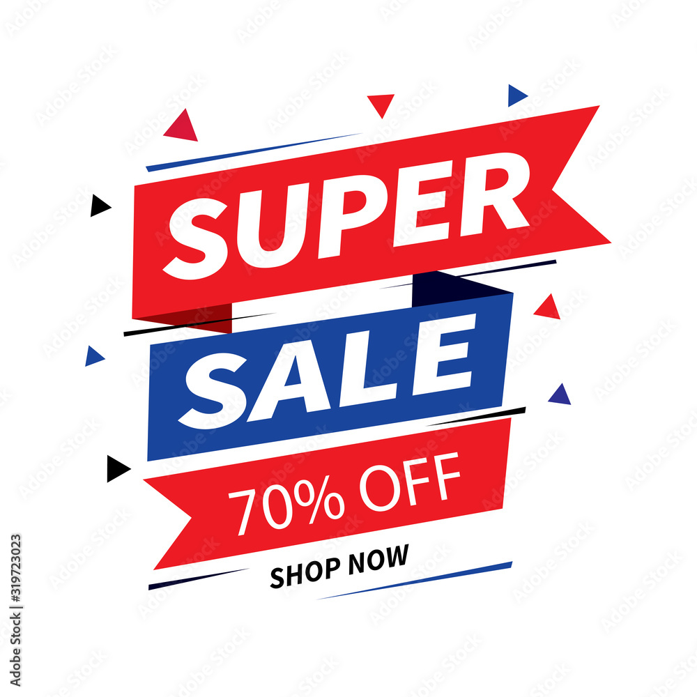 Fototapeta premium Sale and special offer tag, price tags, Sales Label, banner, Vector illustration.