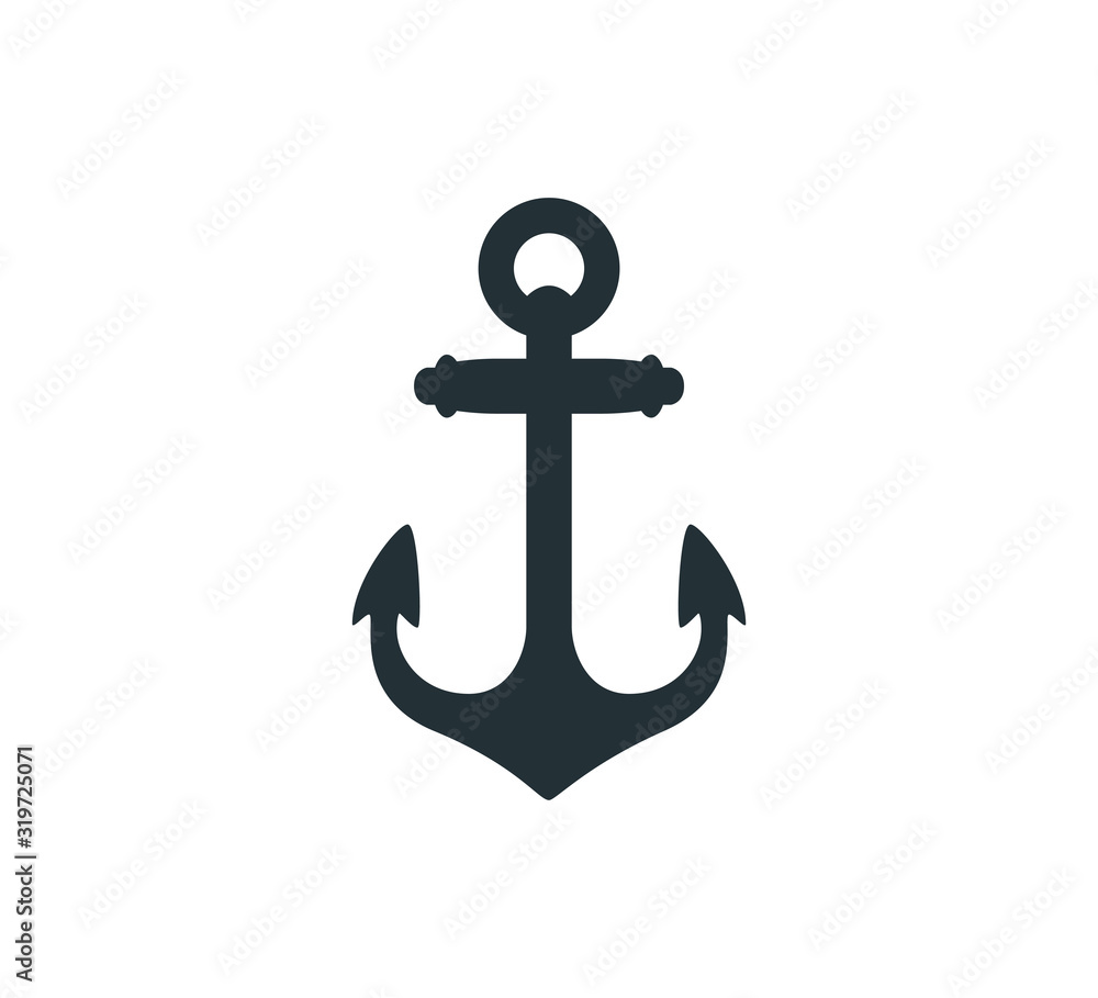 ship anchor vector graphic design for logo and illustration ship anchor vector graphic design for logo and illustration