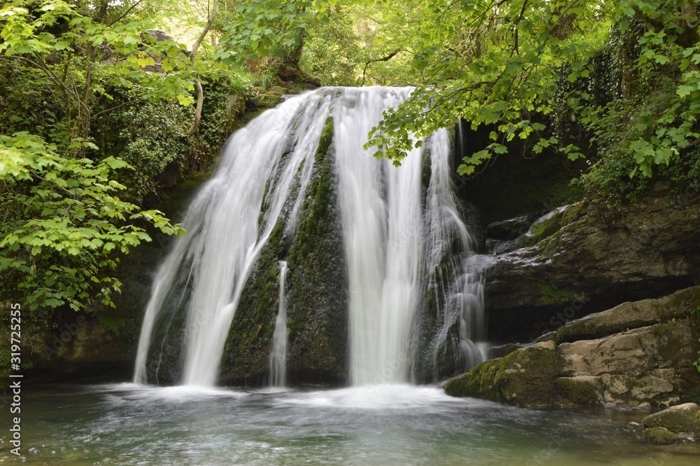 waterfall in forest