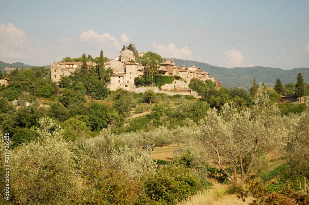 Tuscany, Italy, Montefioralle, italian, Summer, Vineyards, Olive, Olive trees, Italian village, Sunflower, Fields Tuscany, Italy, Montefioralle, italian, Summer, Vineyards, Olive, Olive trees, Italian village, Sunflower, Fields