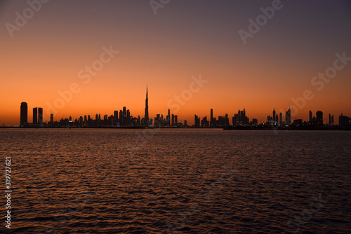 Dubai Sunset, Skyscaper
